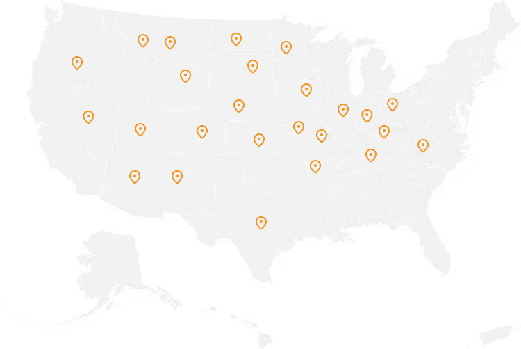 Map with locations